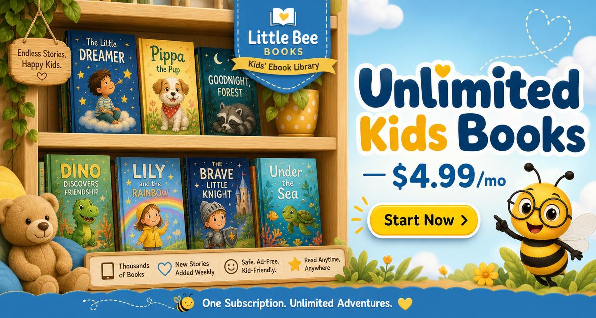Unlimited kids books — $4.99/mo